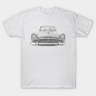 Packard Patrician 1950s American classic car monochrome T-Shirt